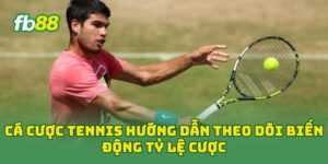 Cá Cược Tennis hướng dẫn theo dõi biến động tỷ lệ cược 